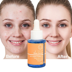 OEM cuidado de la piel 20% vitamina <span class=keywords><strong>C</strong></span> ácido hialurónico ácido ferúlico resplandor piel antienvejecimiento antiarrugas suero facial - Product Image 3