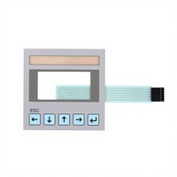 Boutons tactiles en métal en relief avec impression sur soie personnalisée, étanches, industriels, blancs avec une membrane de fenêtre, clavier