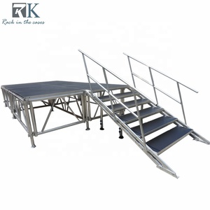 Escenario Portátil para Eventos y Conciertos, Plataforma de Madera para Eventos al Aire Libre de Gran Escala, Plataforma de Escenario de 4x8 - Product Image 4