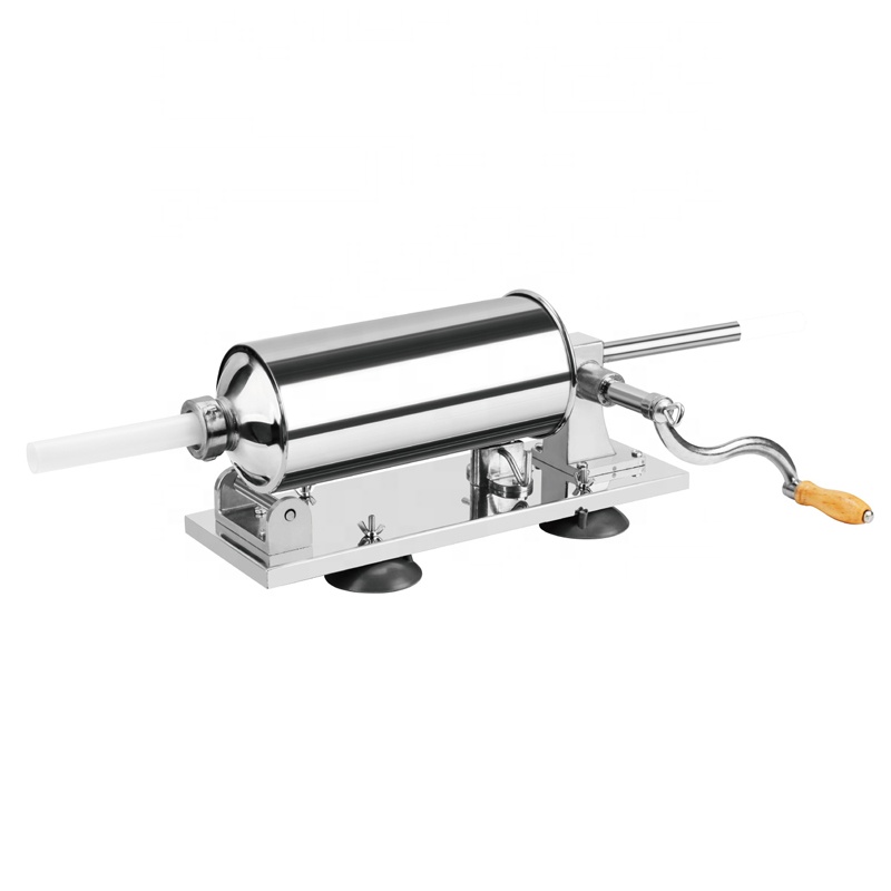 sausage stuffer 3L/5L/7L/10L/15L/10LBS stainless steel horizontal sausage stuffer making machine