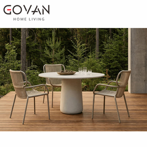 Modern Design Hotel Patio Outdoor <strong>Dining</strong> <strong>Chair</strong> for Garden Rope <strong>Weaving</strong> Garden Arm <strong>Chair</strong> <strong>Dining</strong> Outdoor <strong>Chair</strong> - Product Image 5