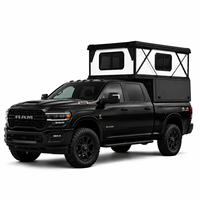 Camper pour camionnette avec cadre en aluminium personnalisé pour Tacoma Ranger GMC Sierra, camping-car à côtés rigides