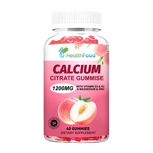 Gomitas de Citrato de Calcio de Rápida Absorción, Favorecen la Salud Dental y el Bienestar General con Potasio, Suplemento Dietético - Product Image 1