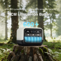 Station solaire portable 330W 280.8Wh, entrée solaire 100W, onde sinusoïdale pure, MPPT, compatible voiture, mini générateur solaire pour utilisation hors réseau