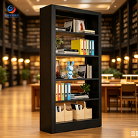 Estantería de Acero Premium para Libros, Estante de Almacenamiento de Múltiples Niveles para Uso en Escuelas, Aulas, Hospitales y Oficinas
