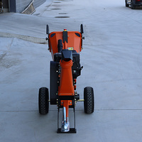 Broyeur de bois industriel NEXAGROT GS100, déchiqueteur à tambour à essence 7HP, capacité de broyage 100mm, poids 115kg, capacité 2T/H, moteur Loncin