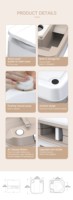 Toilette portable en plastique pour camping avec réservoir, mobile pour camping-car, bateau, caravane, 12L 18L, toilettes pour remorque