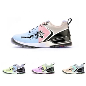 Chaussures <span class=keywords><strong>de</strong></span> <span class=keywords><strong>golf</strong></span> personnalisées pour hommes au <span class=keywords><strong>meilleur</strong></span> prix baskets <span class=keywords><strong>de</strong></span> sport d'extérieur <span class=keywords><strong>de</strong></span> haute qualité avec tige en cuir et doublure en maille - Product Image 1