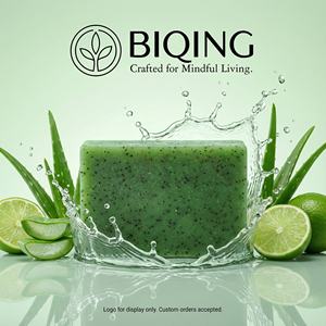 Savon artisanal à l'extrait d'aloe vera pur et naturel, apaisant, hydratant, blanchissant pour la peau, savon pour le corps, pour hôtel, <span class=keywords><strong>spa</strong></span>, marque privée - Product Image 6