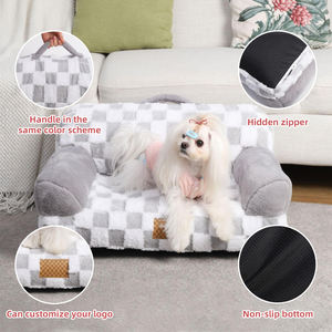 Cama para Mascotas Ecológica, Relajante y Acogedora, con Funda Extraíble Lavable a Máquina, Antideslizante y con Soporte Ortopédico - Product Image 4