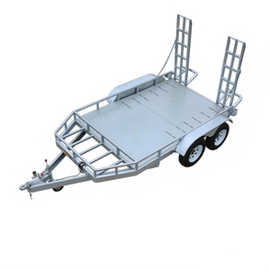 Remolque Utilitario <span class=keywords><strong>de</strong></span> Doble Eje <span class=keywords><strong>de</strong></span> Acero Galvanizado <span class=keywords><strong>de</strong></span> Alta Resistencia Hengxin Q235 con Freno Eléctrico, Capacidad <span class=keywords><strong>de</strong></span> 3000 kg, Rampa <span class=keywords><strong>para</strong></span> Automóvil/Equipo - Product Image 3