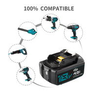 Batterie de perceuse sans fil de remplacement 4Ah 18V pour BL1850 BL1840 BL1860 BL1830 BL1845 Batterie d'outil électrique