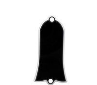 Guitare basse électrique à corps rond avec un capot de cheville de réglage à un trou sur la tête de manche