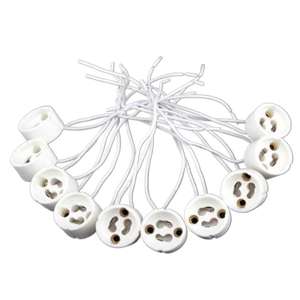 Soporte de lámpara halógena, base de portalámparas <span class=keywords><strong>gu10</strong></span> de color blanco puro, el mejor <span class=keywords><strong>precio</strong></span> - Product Image 5