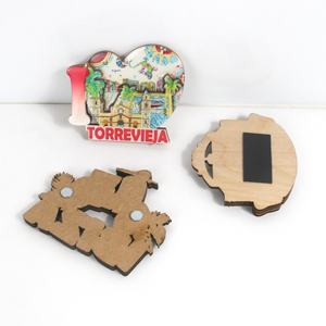 Imán de Refrigerador 3D Personalizado de Madera, Recuerdo de Viaje, Ciudades, <span class=keywords><strong>Valencia</strong></span>, España, Francia, Ibiza, Imán de Nevera de Viaje - Product Image 6