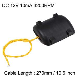 DC 12V 4100RPM <span class=keywords><strong>Motor</strong></span> vibrador USB eléctrico carcasa de plástico cepillo conmutación imán permanente para uso en coche masajeador de vibración - Product Image 5