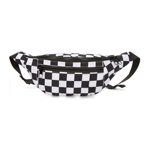 אופנה משובצת חגורה תיק פנאי Crossbody פאני חבילת נשים מותן Bum שקיות - Product Image 1