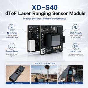 Módulo de Telémetro Láser XD-S40 de 40m <span class=keywords><strong>para</strong></span> Posicionamiento de Ejes de Ascensor, Alineación de Pisos de Elevador, Sensor de Infraestructura <span class=keywords><strong>para</strong></span> <span class=keywords><strong>Edificios</strong></span> Inteligentes - Product Image 5