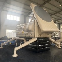 Modèle factice gonflable grand format pour l'extérieur, section D, simulateur de véhicule lanceur de missiles Patriot 3 pour exercices de simulation