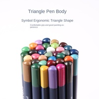 Giorgione 36 couleurs 3.8mm Crayons de couleur à base d'eau Soluble pour le dessin des étudiants enfermé dans une boîte