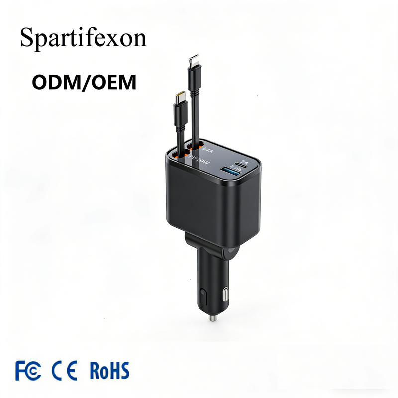 30W USB C Car Phone Charger