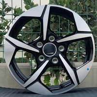 Vehículos de Nueva Energía BYD Atto 2, Llantas de Aleación de 16 Pulgadas, 4x100 5x114.3, Cinco Radios, 40 mm, Alto Rendimiento, Diseño Cóncavo, Acabado Negro, 5 Unidades