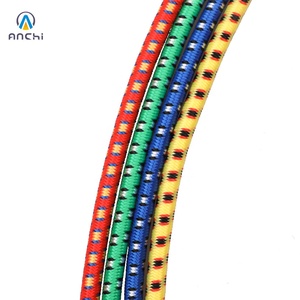 Cordon élastique robuste de 60 cm, 8 mm, résistance à la rupture de 30 kg, sangle en caoutchouc avec crochets en acier recouverts de vinyle, pour bâche de chargement, camping, extérieur - Product Image 2