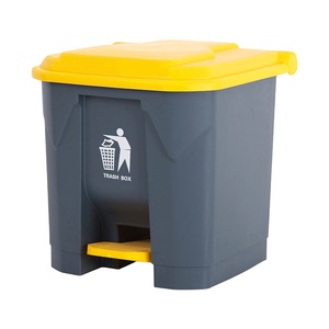 Small Size PP 30L 50L 80L 100L Plastic Grey Pedal <strong>Bin</strong> Plastic Waste <strong>Bin</strong> - Product Image 1