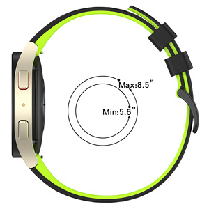 Correas de Reloj de Silicona de Doble Color a <span class=keywords><strong>Precio</strong></span> de Fábrica BEEFLYPOWER, 44mm 43mm 47mm para <span class=keywords><strong>Samsung</strong></span> Galaxy <span class=keywords><strong>Watch</strong></span> 6 6 Classic - Product Image 6