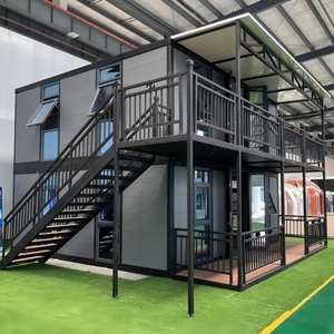 Maison conteneur extensible à deux étages et double aile, prête à l'emploi, solution clé en main avec cuisine et salle de bain pour une vie de villa - Product Image 3