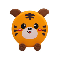 Support de téléphone/tablette pliable flexible au design mignon de cochon et de tigre, support de table universel réglable pour téléphones portables, utilisation sur bureau