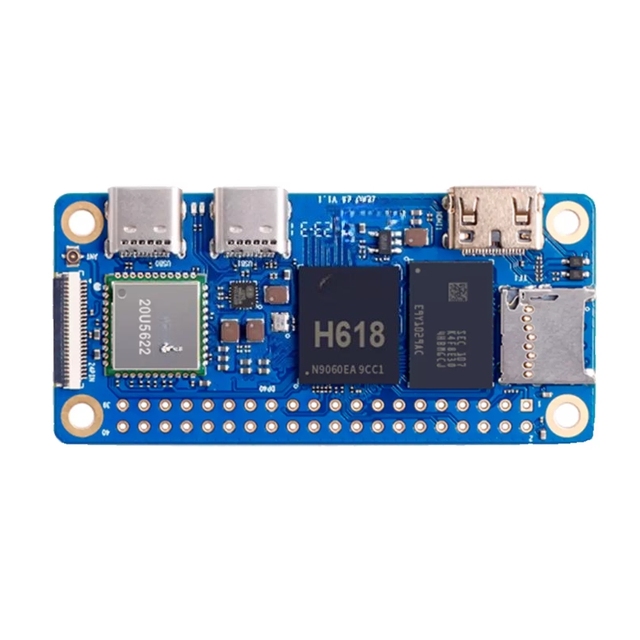 Orange Pi Zero 2W 1GB 1.5GB 2GB 4GB RAM DDR4 Mini PC Allwinner H618 LPDDR4 Quad Core 64 Bit Single Board Computer and WiFi
