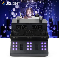 1500w Double Roue 18pcs RGB 3IN1 LED Brouillard Fumée Bulle Machine pour Fête De Mariage