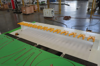 ROCTECH 1325 Syntec ATC CNC Router Machine de travail du bois avec moteur de broche 9KW, broche simple, changeur d'outils linéaire 1300x2500mm