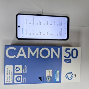 Camon 50 Pro รุ่น Global หน้าจอใหญ่ 7.3 นิ้ว คุณภาพสูง ความจุเยอะ 8+16GB+512GB  ใช้งานได้นานเป็นพิเศษ ปลดล็อคด้วยใบหน้าและลายนิ้วมือ ระบบ Android 15 - Product Image 1