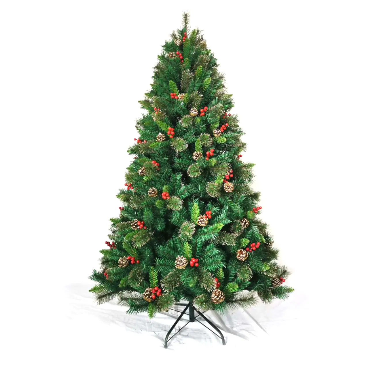 Décoration de noël en Pvc PE de haute qualité commerciale, 150CM, arbre de décoration de noël en vente