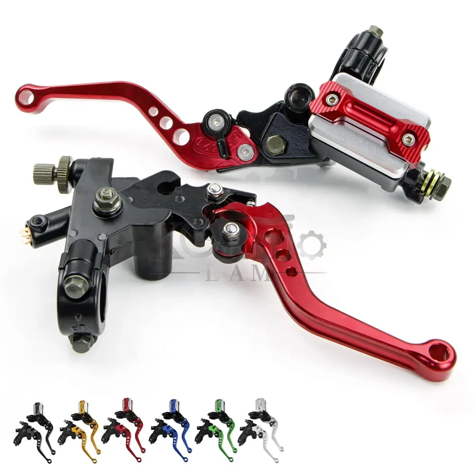 7/8" 22mm Universal Motorcycle Brake Clutch Master Cylinder Lever Cable Clutch Reservoir Pump For Scooter Sport Dirt Bike