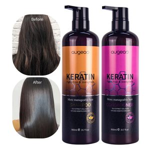 Productos para el cuidado del cabello Oem Augeas Aceite de argán refrescante Aceite de argán nutritivo Sin Sulfato de ginseng Aceite de argán Tratamiento de queratina champú para el cabello - Product Image 2