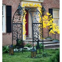Arche de jardin en métal avec motif Arbre de Vie pour cérémonie de mariage, réception, décoration de scène, baby shower, vente en gros