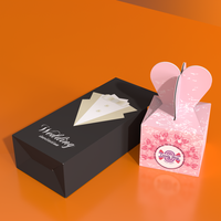 Boîtes à dragées de mariage faites à la main, vides, pour bougies, bonbons, chocolats, cadeaux de la mariée et du marié, pour la décoration de fête