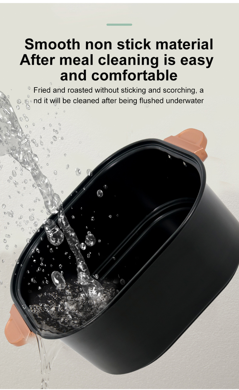 Air Fryer Household 6.7L Large Capacity Visual Window Oil Smoke Free Fried Chicken Legs And Chips Air Oven Factory OEM