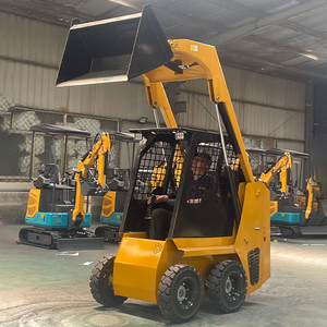 Gratis pengiriman murah baru <span class=keywords><strong>Mini</strong></span> kecil taman pemuat trek <span class=keywords><strong>Mini</strong></span> selip Steer Loader - Product Image 4