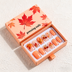 Boîte de papier d'emballage pour ongles cosmétiques à presser personnalisée en gros Boîte à ongles cosmétique de <span class=keywords><strong>manucure</strong></span> vide de haute qualité pour femmes - Product Image 3