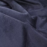 Tissu en suède extensible 100 % polyester épais, antistatique, résistant au rétrécissement, anti-taches, tricoté chaîne, occultant, pour extérieur et automobile