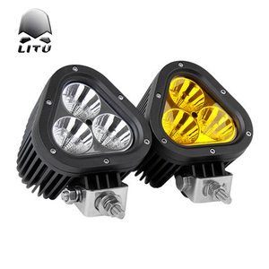 Luces Antiniebla LED Triangulares Blancas de 4 Pulgadas para Automóvil, 12V 24V, Luz de Trabajo LED Triangular de 45W para SUV, Todoterreno, Tractor, <span class=keywords><strong>Precio</strong></span> Bajo - Product Image 6