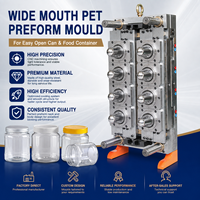 Machine de moulage par injection de préformes de bocaux PET pour appareils électroménagers de haute précision avec système de canaux chauds et acier P20 importé