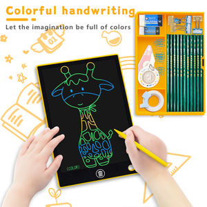 Tablette de dessin électronique pour enfants, emballage en boîte, tablette d'écriture LCD, bloc-notes numérique, mémo électrique pour l'éducation, en plastique - Product Image 3