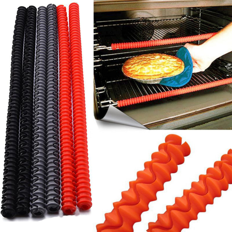 Термостойкая защита от высоких температур защита для краев полки духовки изоляционные полоски предотвращают ожоги силикон