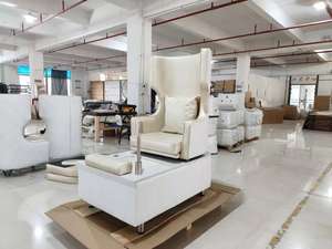 Fauteuil de manucure moderne avec bain rotatif pour les pieds, manucure et pédicure - Product Image 6