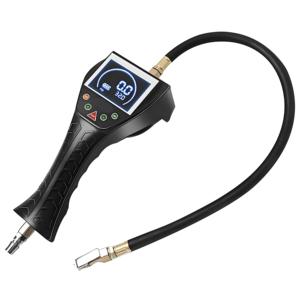 <span class=keywords><strong>Gonfleur</strong></span> de pneus numérique en métal robuste avec écran LCD, certifié CE, batterie 2000 mAh - Jauge de pneus de qualité supérieure - Product Image 1